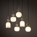 Lampa wisząca SOPHIA COGNAC WHITE 6XE14 11594 TK Lighting