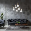 Lampa wisząca SOPHIA COGNAC WHITE 6XE14 11594 TK Lighting