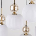 Lampa wisząca SOPHIA COGNAC WHITE 6XE14 11594 TK Lighting