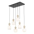 Lampa wisząca SOPHIA COGNAC WHITE 6XE14 11594 TK Lighting