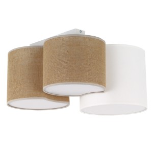 Lampa sufitowa boho z trzema kloszami MONA JUTA na E27 5907 TK Lighting