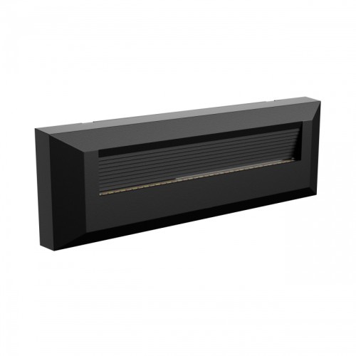 Oprawa LED elewacyjna 6W czarna natynkowa 23cm CCT zmienna barwa