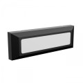 Oprawa LED elewacyjna 6W czarna natynkowa 23cm CCT zmienna barwa