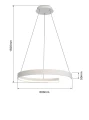 6081-0106 Lampa wisząca Fanne Aviano Lighting