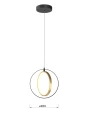 6134-0110 Lampa wisząca LED Valla Aviano Lighting