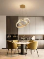 6201-0215 Lampa wisząca LED dwa okręgi VIVIES Aviano Lighting
