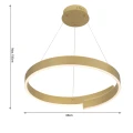 6212-0115 Lampa wisząca LED okrągła MARTIALO Aviano Lighting