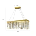 6208-0115 Lampa wisząca LED prostokątna LAURET Aviano Lighting