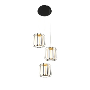 9210-0310 Lampa wisząca okrągła trójka XARA Aviano Lighting