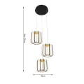 9210-0310 Lampa wisząca okrągła trójka XARA Aviano Lighting