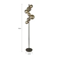 3214-1010 Lampa podłogowa SEVILLA 7-pł.czarny chrom Aviano Lighting