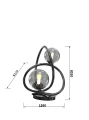 8014-205 Lampa biurkowa Nancy Aviano Lighting