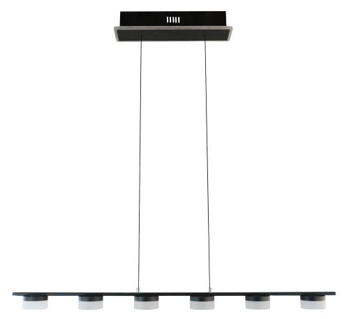 7066-702 Lampa wisząca szóstka CASSIS czarna Aviano Lighting
