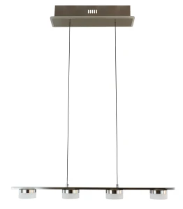 7066-503 Lampa wisząca czwórka CASSIS nikiel-mat Aviano Lighting
