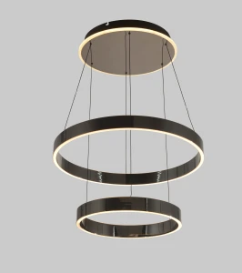 6072-305 Lampa wisząca podwójna MARLING czarny chrom Aviano Lighting