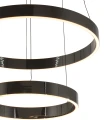 6072-305 Lampa wisząca podwójna MARLING czarny chrom Aviano Lighting