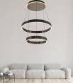 6072-305 Lampa wisząca podwójna MARLING czarny chrom Aviano Lighting