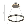 6072-205 Lampa wisząca MARLING czarny chrom Aviano Lighting