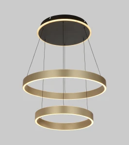 6072-304 Lampa wisząca podwójna Marling złota Aviano Lighting