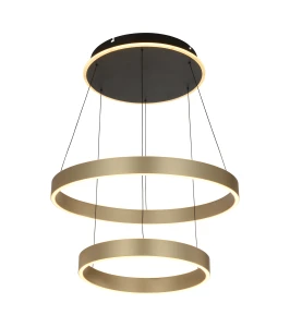 6072-304 Lampa wisząca podwójna Marling złota Aviano Lighting