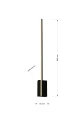 4202-0210L Kinkiet Linealo 2 Lewy Aviano Lighting