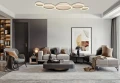 9069-513 Lampa sufitowa piątka BORMES Sand Aviano Lighting
