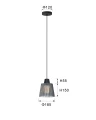 6219-0110 Lampa wisząca jedynka MITICA Aviano Lighting