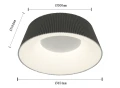 9222-0150 Lampa sufitowa SELLA Antracyt Aviano Lighting