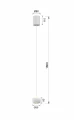 6039-108 Lampa wisząca jedynka QUIBERON Aviano Lighting