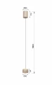 6039-113 Lampa wisząca jedynka QUIBERON Aviano Lighting