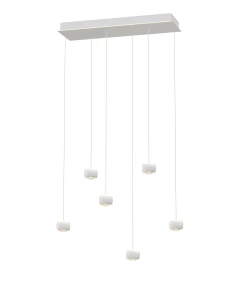 7039-608 Lampa wisząca szóstka QUIBERON Aviano Lighting