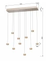 7039-1013 Lampa wisząca dziesiątka QUIBERON Aviano Lighting