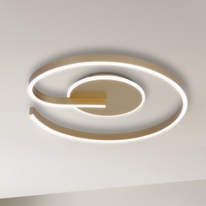 Lampa sufitowa LORENZO GOLD 22W LED ML1849 Milagro