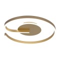Lampa sufitowa LORENZO GOLD 22W LED ML1849 Milagro