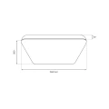 Plafon NEMO Chrome 11W LED ML1837 Milagro