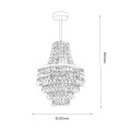 Żyrandol GEMMA 1xE27 MLP1587 Milagro