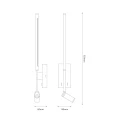 Kinkiet Torch Biały 6W+3W 4000K ML1567 Milagro