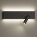 Kinkiet Resort Czarny prawy 10W + 3W LED 4000K ML1568 Milagro