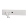 Kinkiet Resort lewy 10W + 3W LED 4000K Biały ML1571 Milagro