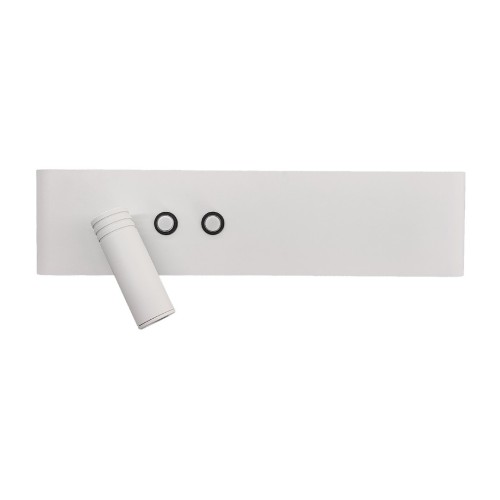Kinkiet Resort lewy 10W + 3W LED 4000K Biały ML1571 Milagro