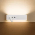 Kinkiet Resort lewy 10W + 3W LED 4000K Biały ML1571 Milagro