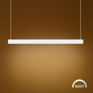 Lampa wisząca Linea Biały 36W LED 3000K-4000K-5700K ML1783 Milagro
