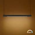 Lampa wisząca Linea Czarny 36W LED 3000K-4000K-5700K ML1784 Milagro