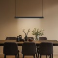 Lampa wisząca Linea Czarny 36W LED 3000K-4000K-5700K ML1784 Milagro