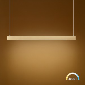 Lampa wisząca LINEA Gold 36W LED 3000K-4000K-5700K ML1785 Milagro
