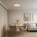 Lampa sufitowa Piattino Biały 30W LED 3000K-4000k-6000K ML1810 Milagro