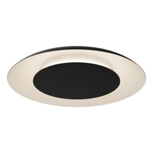 Lampa sufitowa Piattino Czarny 30W LED 3000K-4000k-6000K ML1811 Milagro