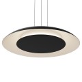 Lampa wisząca Piattino Czarny 30W LED 3000K-4000k-6000K ML1814 Milagro