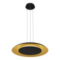 Lampa wisząca Piattino Czarny Złoty 30W LED 3000K-4000k-6000K ML1815 Milagro