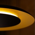 Lampa wisząca Piattino Czarny Złoty 30W LED 3000K-4000k-6000K ML1815 Milagro